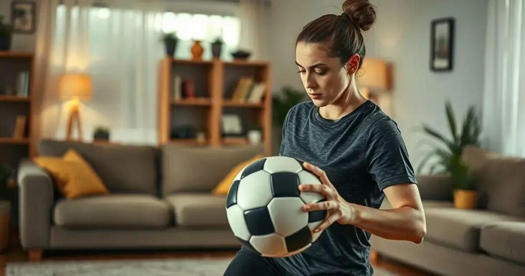 como treinar em casa para futebol