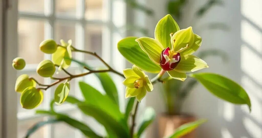 orquídea não floresce