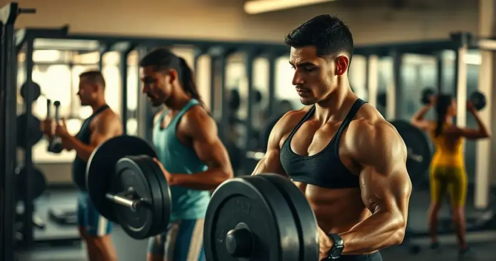 como montar um treino de musculação