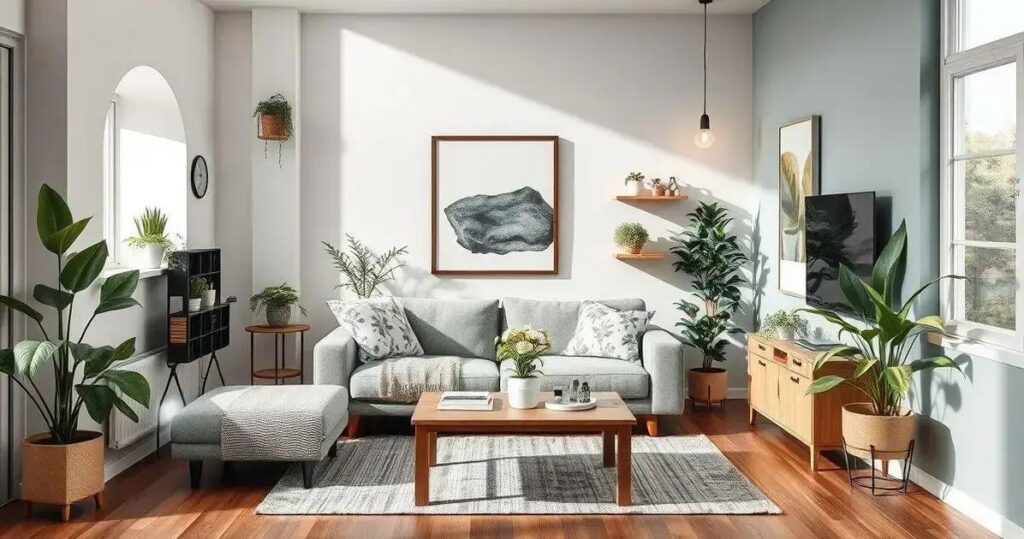 decoração de sala pequena