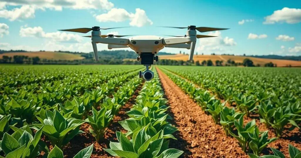 uso de drones na agricultura